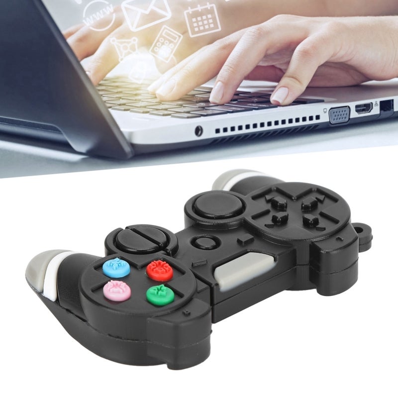 محرك فلاش محمول: س틱 ذاكرة أصابع USB 2.0 محمول - توصيل وتشغيل مباشر، مصنوع من مادة ABS، تصميم كرتوني لتخزين البيانات، التهوايا، واستخدام على سطح المكتب واللابتوب والتابلت - Image 1