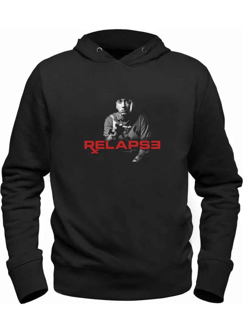 Alfa Tshirt Eminem Printed Black Sweatshirt