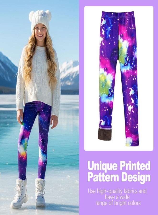 ZeriLion Toddler Girls Winter Leggings Kids Fleece Lined Pants Thick Warm Active Tights for 4-10 Years, Zh-2p, 6-7 Years - Image 4