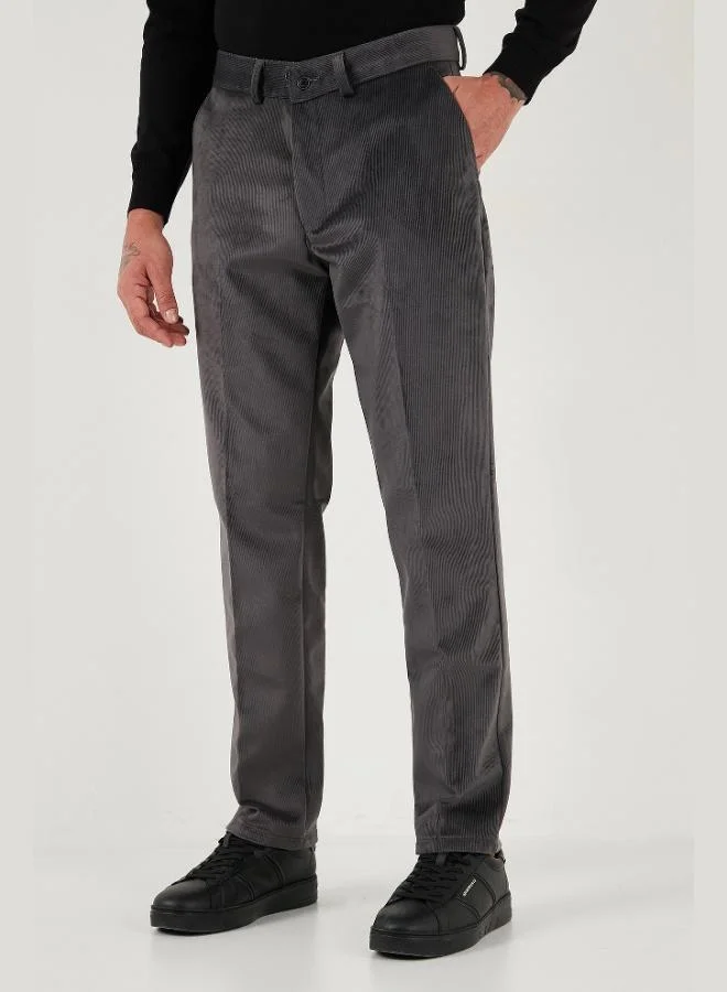 Buratti  Buratti Normal Waist Regular Fit Straight Leg 2-Pack Velvet Trousers Men's VELVET TROUSERS 645MERLINS2 for Men | Best Price UAE