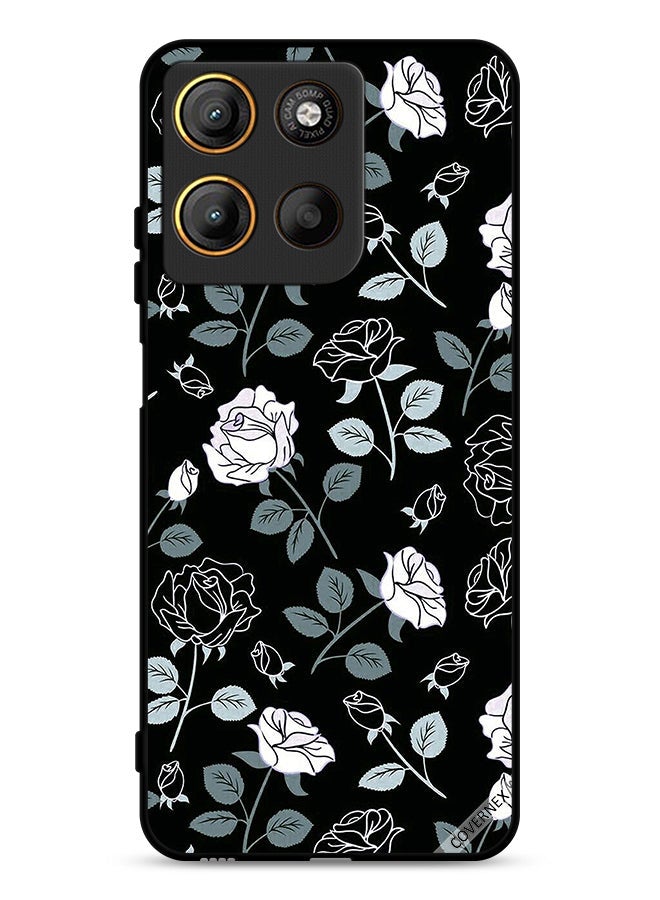 Covernex Motorola Moto G15 Protective Case Cover Floral Pattern