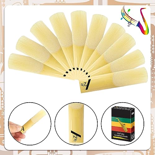 PERLMAN Saxophone Reeds Strength 2.5 Reeds (10pcs) | (Pack of 1) - Image 4