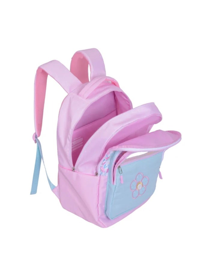 Pause Daisy Patch 19 Inch Floral Backpack - Pink - Image 2