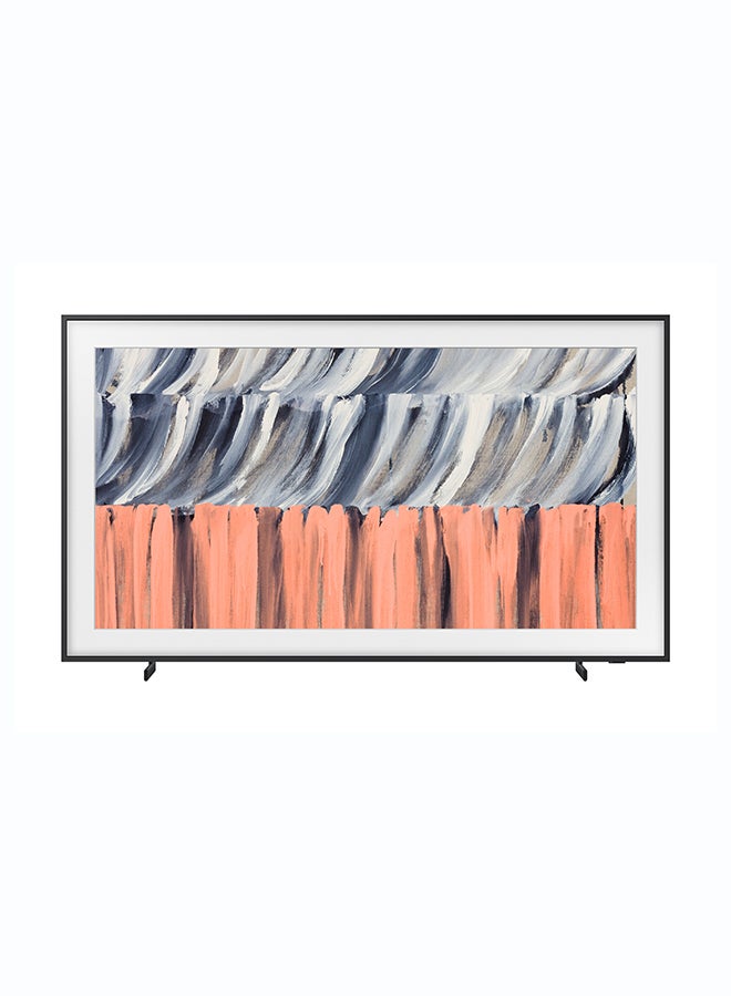 Samsung 55 Inch The Frame TV, LS03HE, 4K, QLED Glare Free, HDR 10+, Motion Xcelerator 144Hz, Art Mode, Modern Frame Design with Built-in Solution, Smart TV, QA55LS03HEUXZN (2026 - UAE Version) QA55LS03HEUXZN black