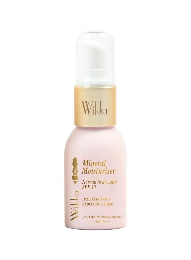 Wikka Mineral Moisturizer with SPF 30 | Hydrating Daily Face Cream for Normal to Dry Skin | Sun Protection & Nourishment - Image 1