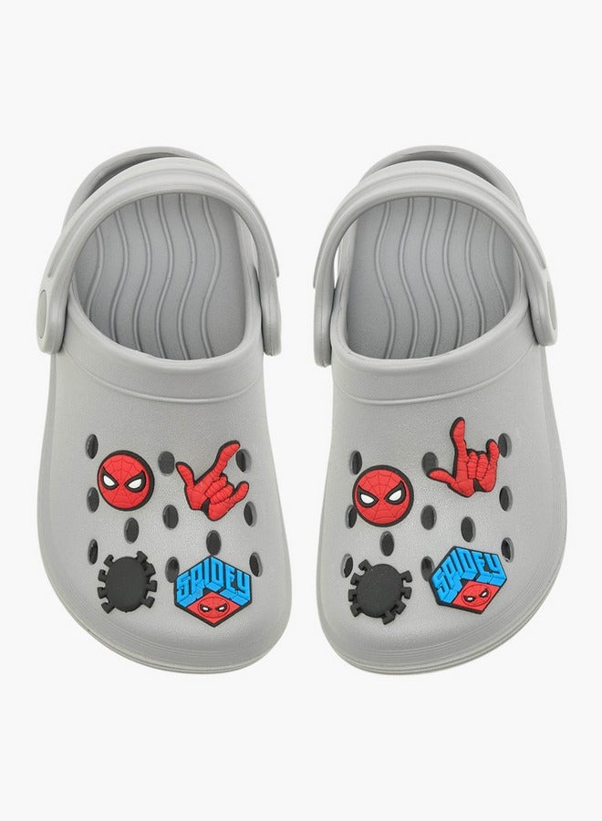 MARVEL Boys Spider-Man Applique Clogs with Backstrap - Image 3