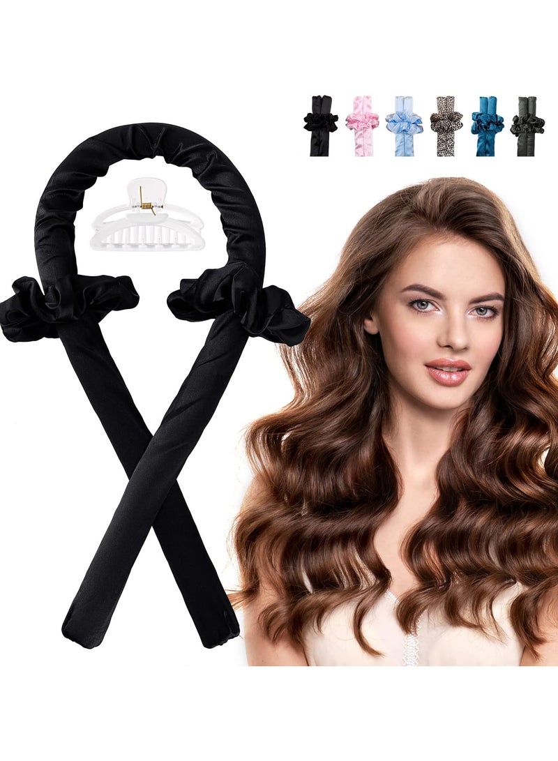 Yeelen Yeelen Heatless Curling Rod Headband for Long Hair, No Heat Hair Curler Rollers Set can Sleep in Overnight, Satin Curl Ribbon Hair Wrap with Scrunchie and Hair Clips Gets Natural Waves  - Image 1