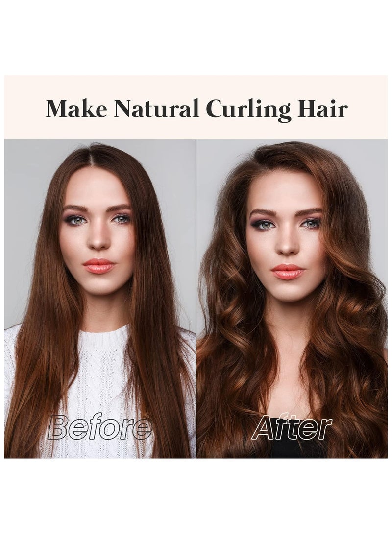 Yeelen Yeelen Heatless Curling Rod Headband for Long Hair, No Heat Hair Curler Rollers Set can Sleep in Overnight, Satin Curl Ribbon Hair Wrap with Scrunchie and Hair Clips Gets Natural Waves  - Image 2