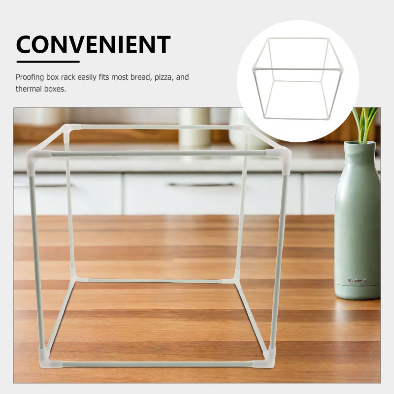 Proofing Box Rack - 15.33x13.95x13.95in Hollow Cube Support Accessory For Insulated - Proofing Box Frame For Bakery Parties And Professional Kitchens - Image 2