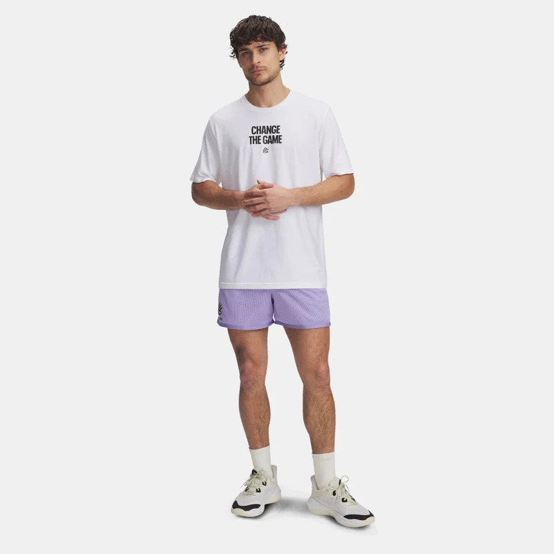 UNDER ARMOUR White Men's Curry Playable T-Shirt for Men | Best Price UAE