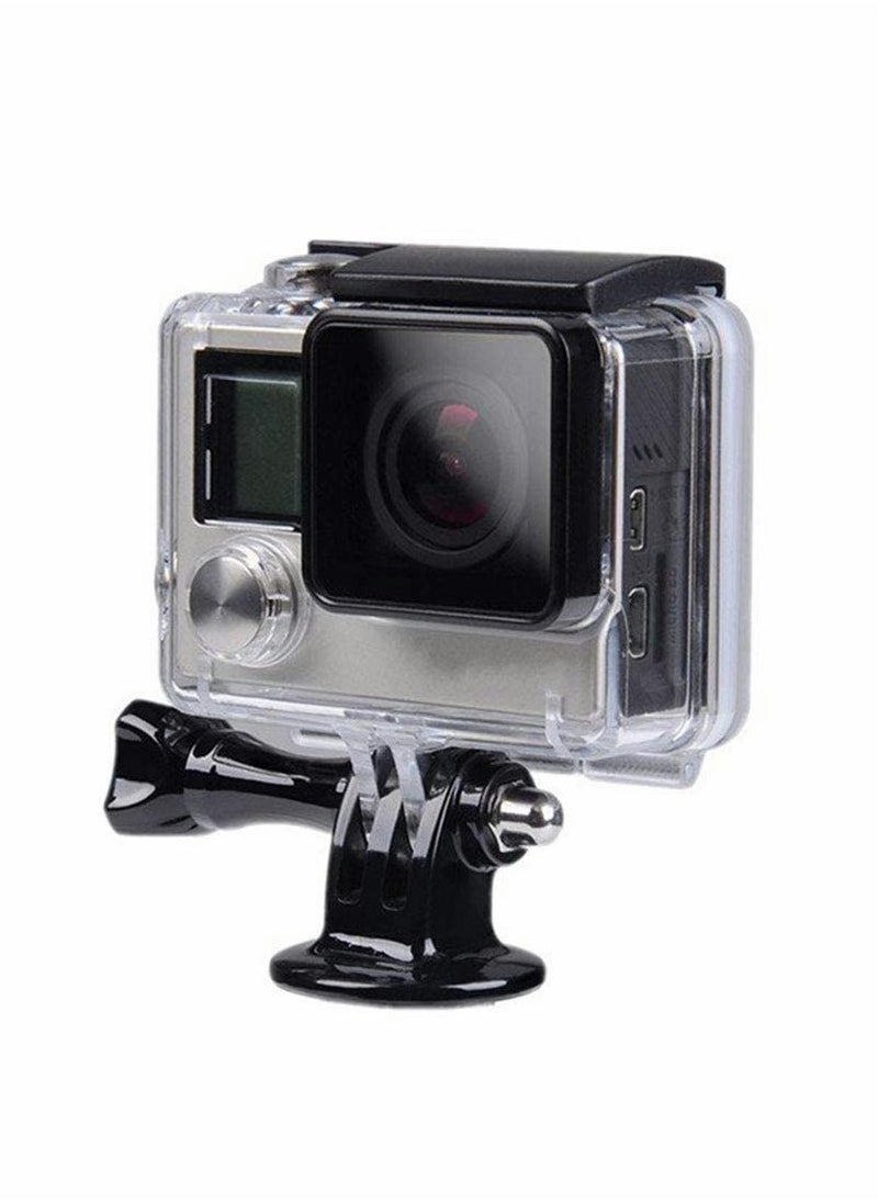KASTWAVE - Tripod Adapter Mount with 1/4" Screw Camera, Compatible action camera 7 6 5 4 3 3+ 2 1 Session Black Silver for SJ4000, forSJ5000 Xiaomi Action Cameras - Image 1
