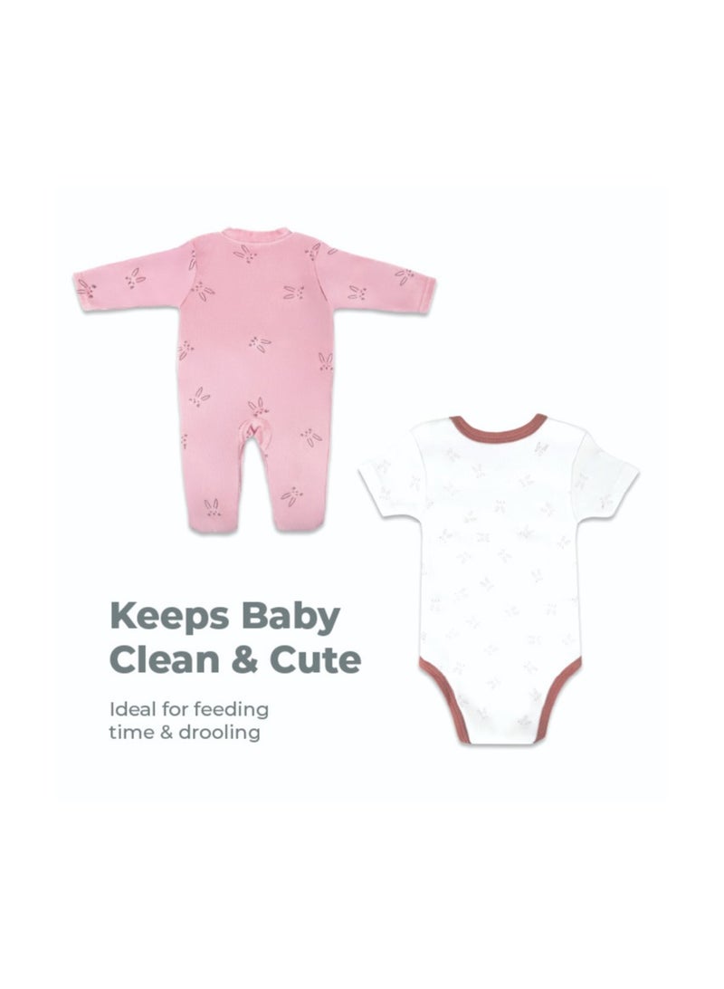 نورتر طقم هدايا نورتور - 4 قطع، (بدلة نوم، بدلة بأكمام قصيرة، قبعة، قفازات) أزرق متعدد/أولادي - Image 5