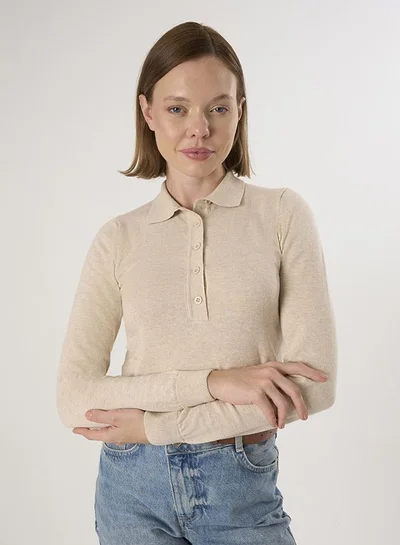FELIX HARDY Polo Neck Buttoned Pullover