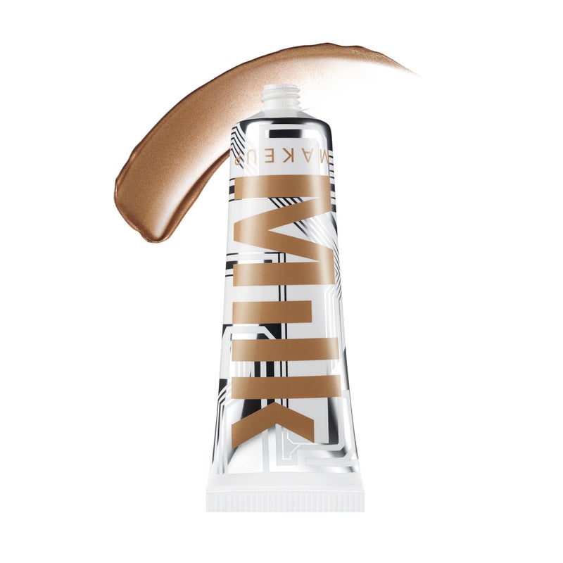 Milk Makeup Bionic Glow Liquid Illuminator, Reality (Luminous Bronze) - 0.91 fl oz - Delivers Hydrating, Natural Glow for Face & Body - Blendable & Buildable - Weightless - Vegan, Cruelty Free - Image 1