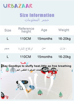 أوربازار ملابس داخلية للتدريب على استخدام المرحاض للأولاد والبنات، عبوة من 6 سراويل تدريب ماصة للأطفال الصغار مع سراويل تدريب على استخدام المرحاض من القطن قابلة لإعادة الاستخدام مطبوعة للأطفال بوزن 12 كجم - 18 كجم (2-4 سنوات)  - Image 4