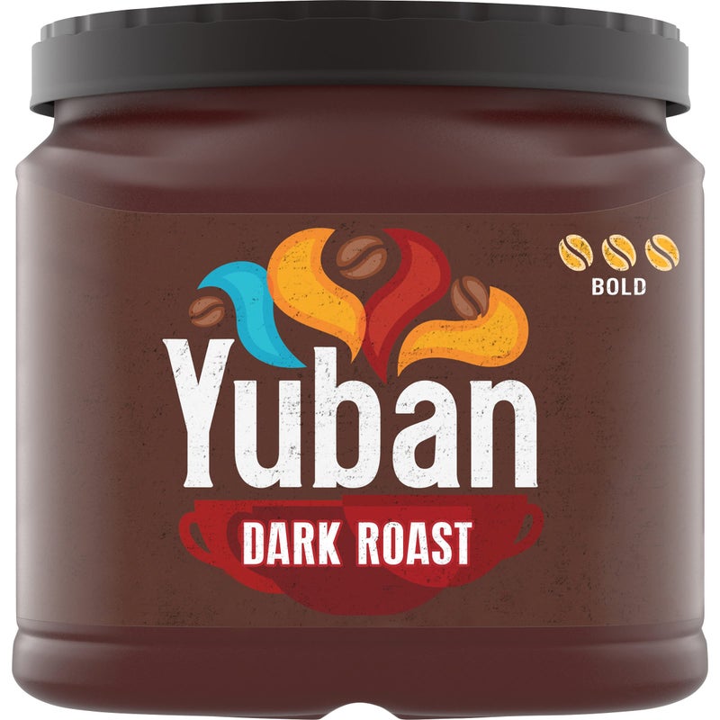 Yuban Dark Roast Bold Ground Coffee, 25.3 oz Canister - Image 1