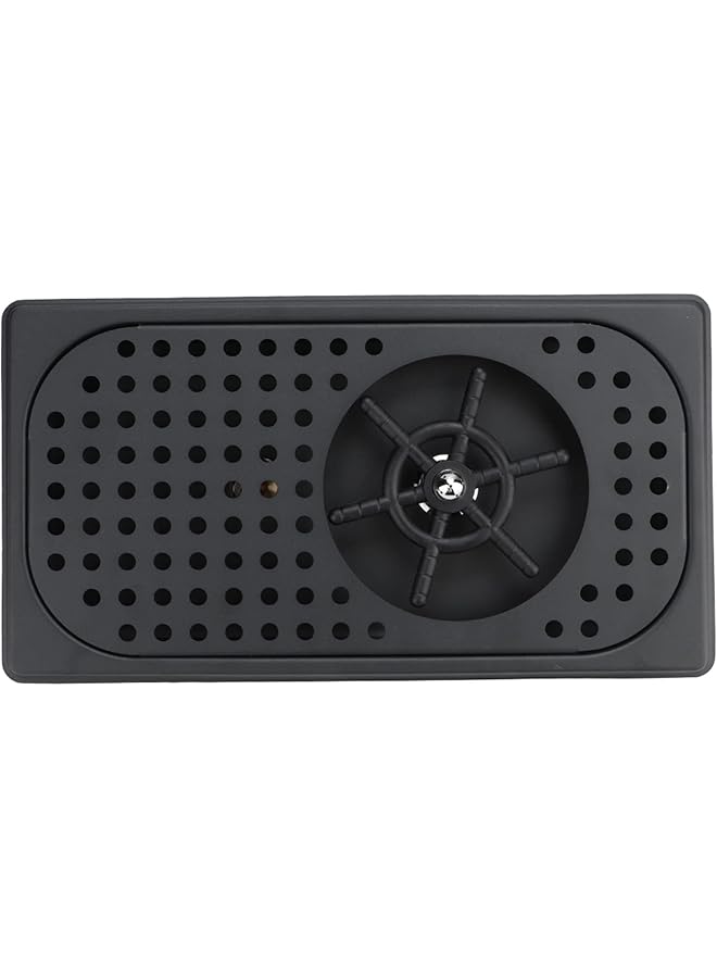 غسالة أكواب أوتوماتيكية من الفولاذ المقاوم للصدأ للاستخدام المنزلي والتجاري باللون الأسود غير اللامع - Image 1