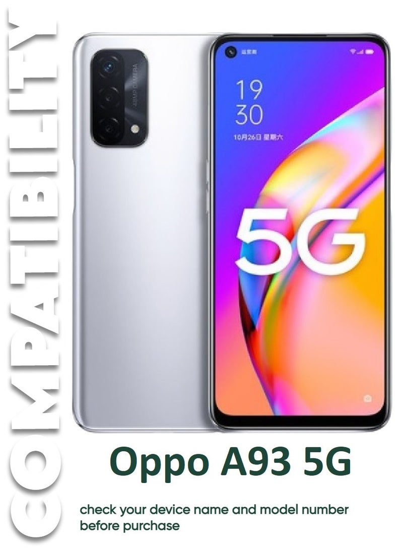 أكاليكس قطعتين، حماية شاشة،  لهاتف اوبو  A93 5G، جودة ممتازة. - Image 3