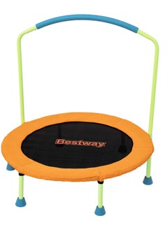 Bestway Bestway Wonder Jump Trampoline 91x96cm for Ages 3+ | Indoor & Outdoor Trampoline | Improves Balance, Coordination and Strength | Non-Slip Foot Pads | Bouncing Play for Kids  - Image 1