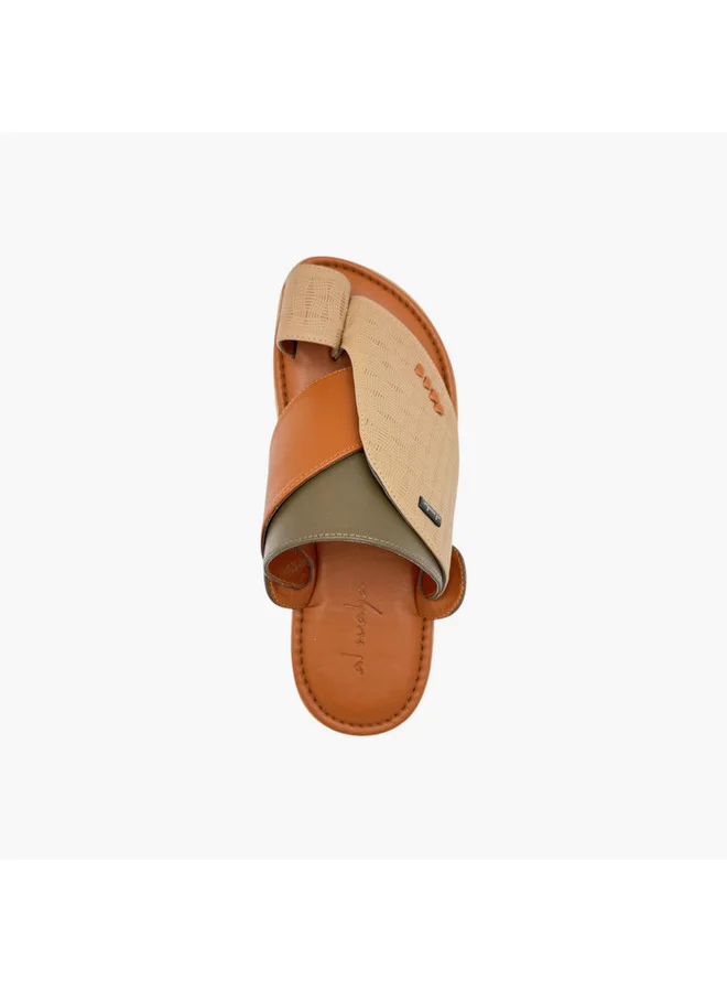 Al Waha Men's Panelled Slip-On Arabic Sandals