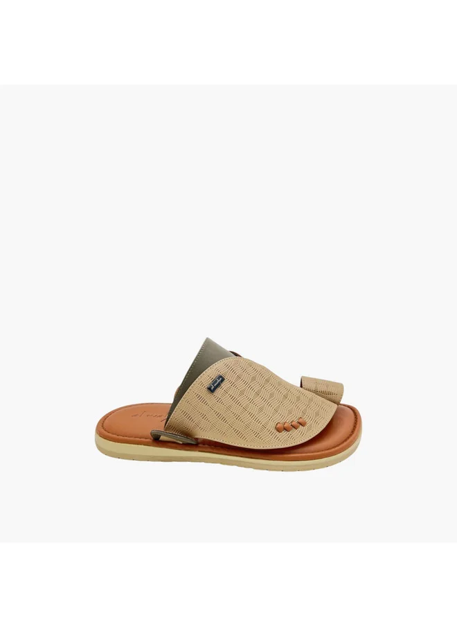 Al Waha Men's Panelled Slip-On Arabic Sandals