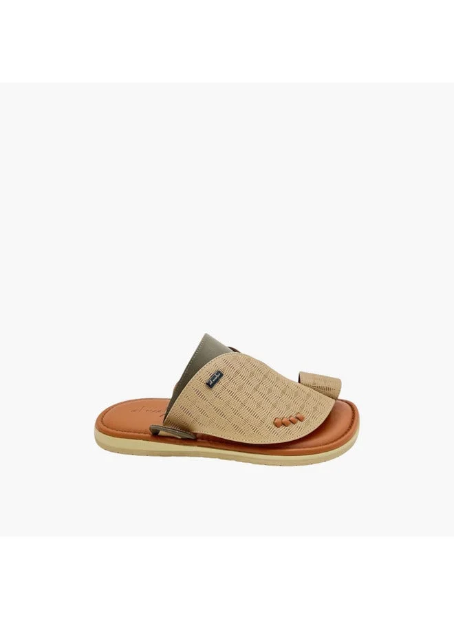 Al Waha Men's Panelled Slip-On Arabic Sandals