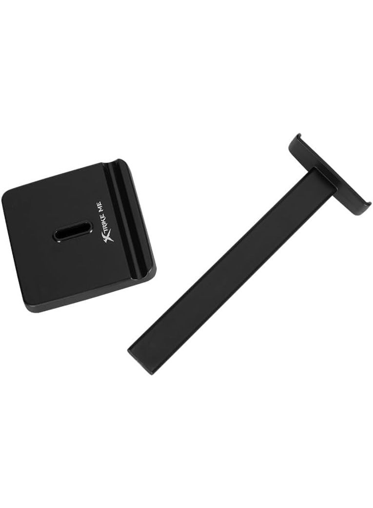 XTRIKE ME HT-08 BK Headset Stand with Mobile Phone Holder - Black - Image 5