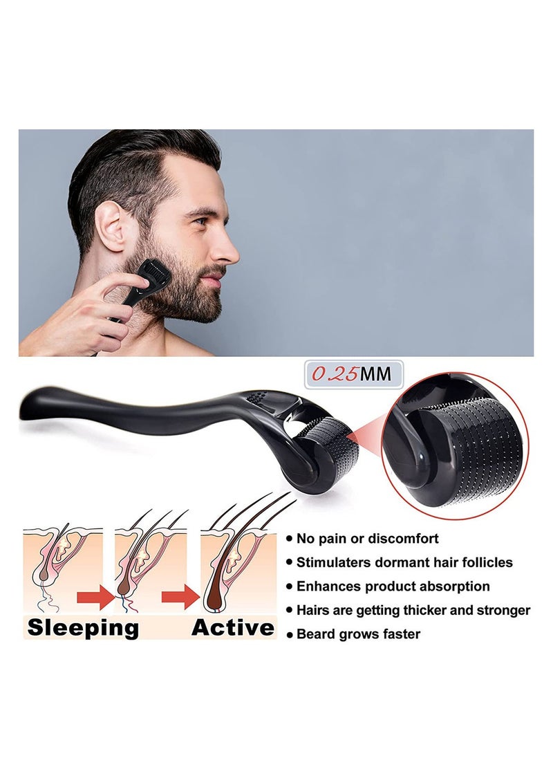 NNEWVANTE - Beard Growth Kit, Beard Kit for Men, Beard Growth Oil (2oz), Beard Balm and Comb, Stimulate Beard and Hair Growth - Gifts for Men Dad Him Boyfriend Husband Brother - Image 1