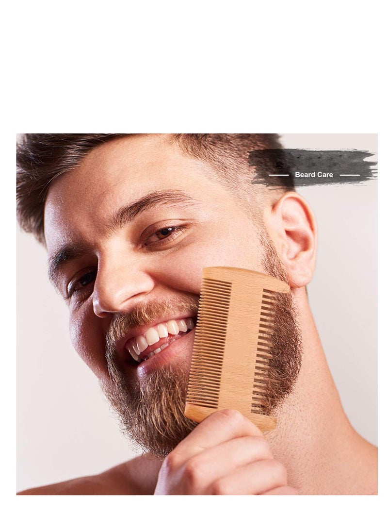 NNEWVANTE - Beard Growth Kit, Beard Kit for Men, Beard Growth Oil (2oz), Beard Balm and Comb, Stimulate Beard and Hair Growth - Gifts for Men Dad Him Boyfriend Husband Brother - Image 1