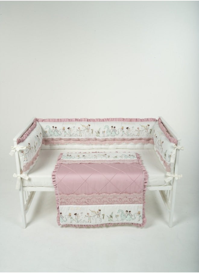 Monnet Baby Newborn Bedding Set Magic Parade - Pink Lace: Soft, Cozy, Nursery Decor, Baby Shower Gift - Premium Quality, Gender-Neutral, Breathable Fabric  - Image 2