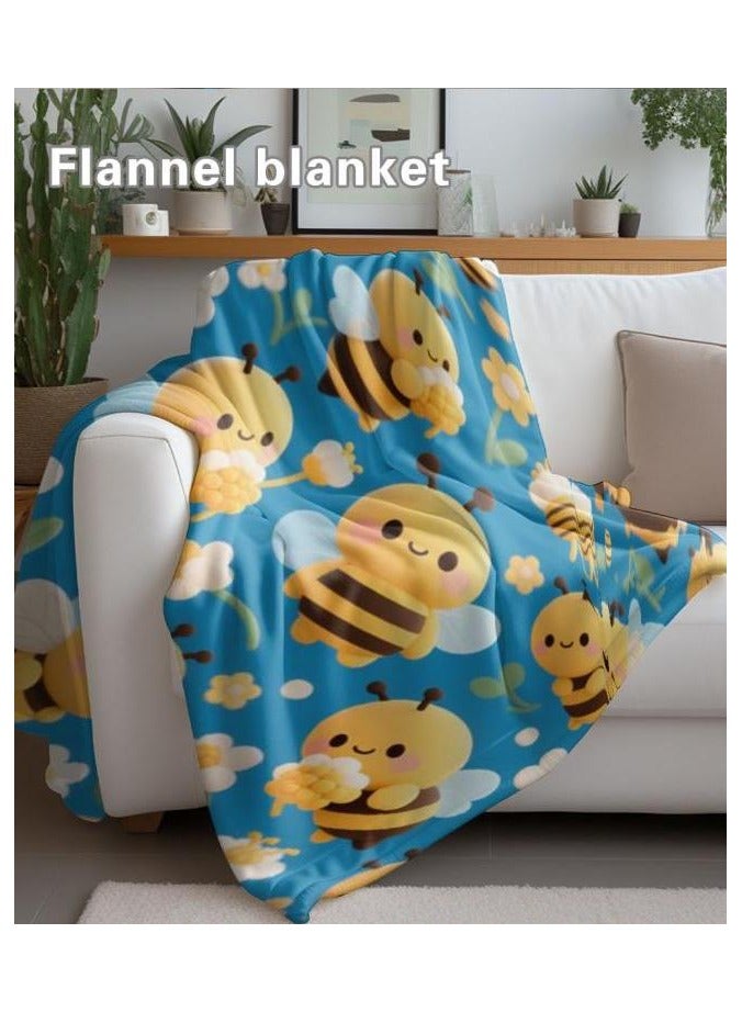 general Children's or student cartoon flannel thin blanket (warm and comfortable, suitable for sleep, games) 100cm*150cm - Image 1