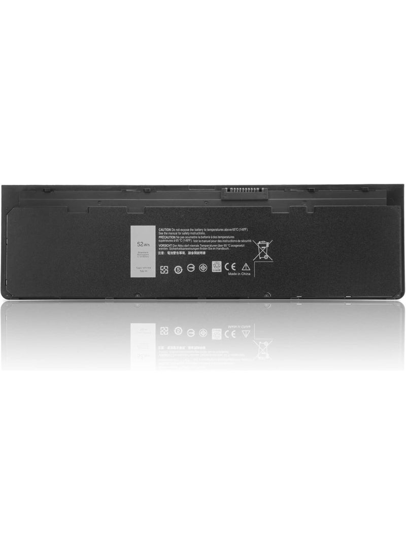 Laptop Battery Replacement VFV59 – 7.4V 52Wh – Compatible with Dell Latitude E7240 / E7250 / WD52H / F3G33 / 451-BBFW - Image 1
