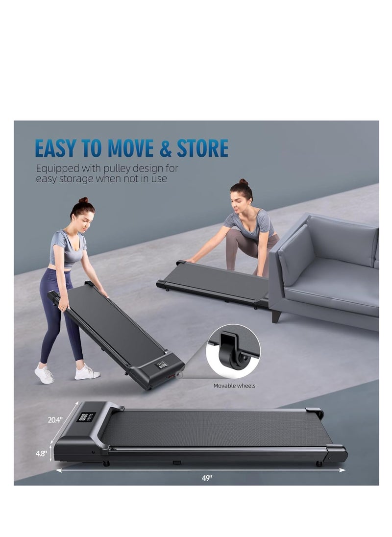 Home Treadmill Walking Mat Mini Treadmill LED Display