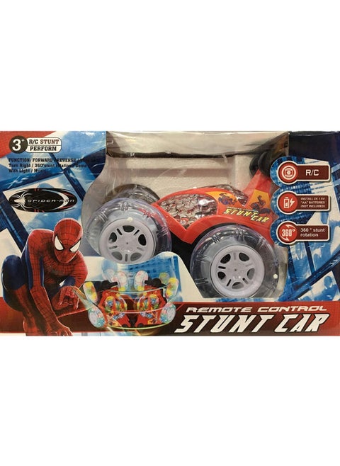 Remote Control spiderman Stunt Car with sound and light