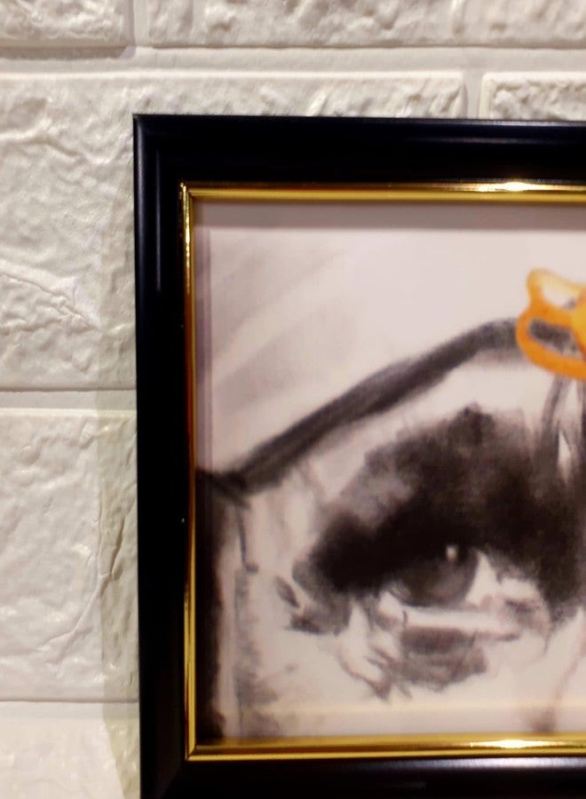 Hemant art إطار صور هيمانت آرت "عيون مباركة ساي بابا" للتعليق على الحائط، مصنوع من ألياف إيطالية مقاومة للماء، مستورد - 30×15 سم بدون حامل - Image 5