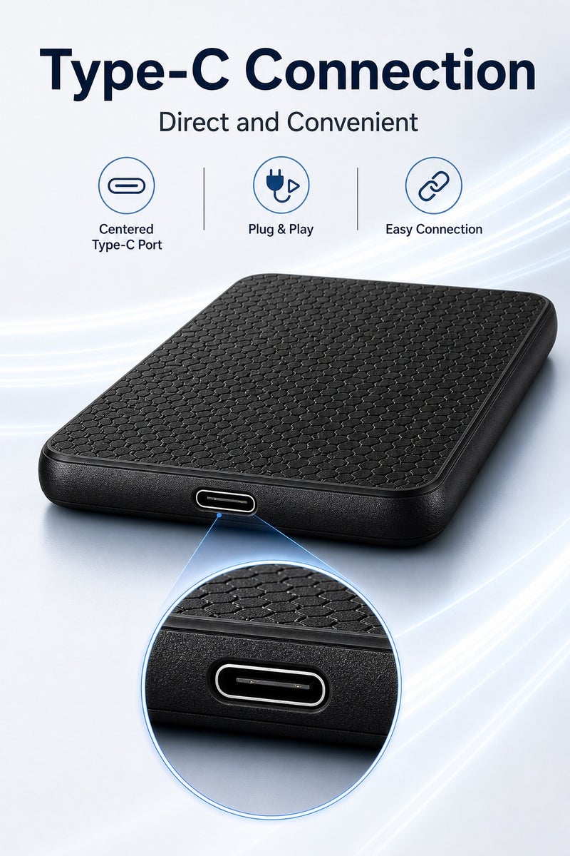 External Portable Solid State Drive 1TB 2TB 4TB High Speed SSD USB 3.1 Type-C Compact Storage Drive Compatible with Phones Computers Tablets Smart TVs and Game Consoles - Image 3