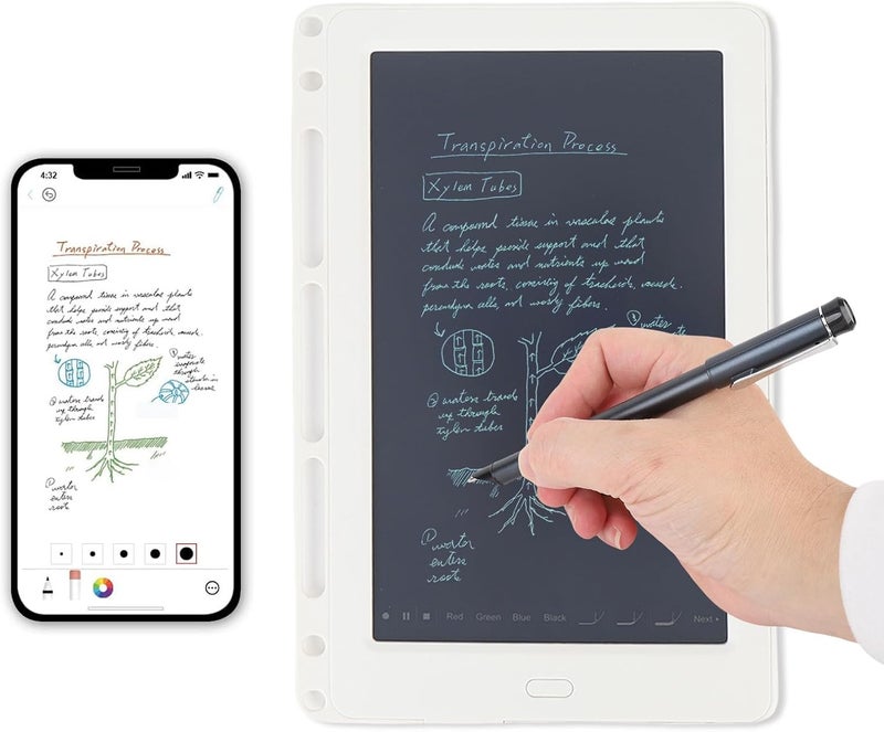 Digital Notebook with Smart Pen, OCR Realtime Sync for Digitizing, BT5.0, Video Playback & Offline Storage, Compatible with Android, for Learning Work Drawing - Image 1