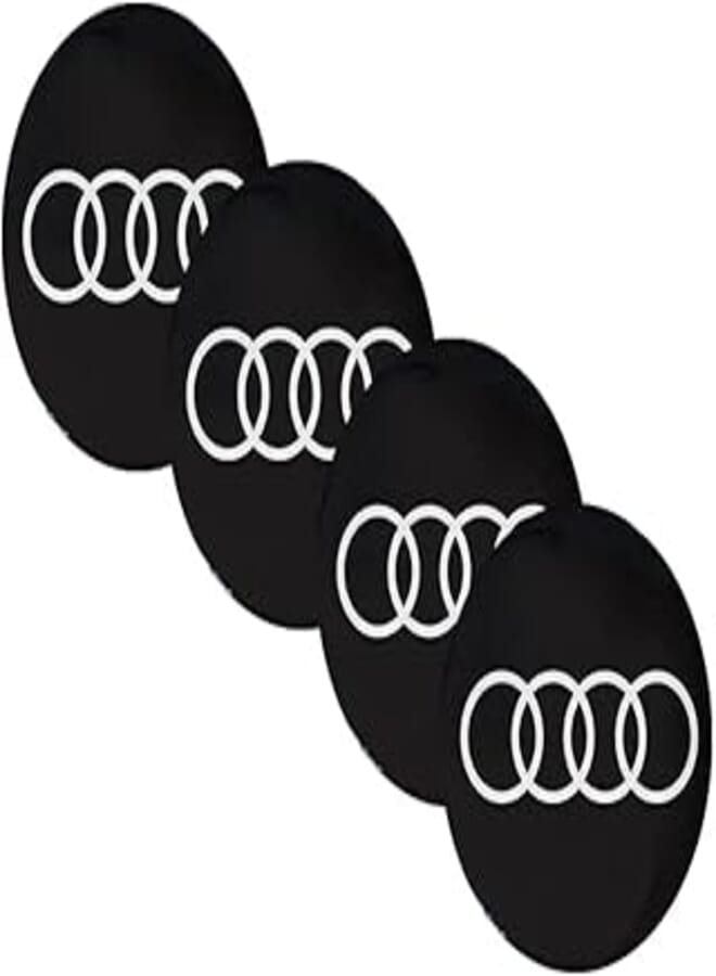 Generic Kaber Trade Kaber Trade Kaber Trade Tire Hub Cover Set - 4 Piece - Stickable - Kaber Trade 