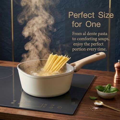 Legacy Culinaryware 1.5QT Saucepan with Lid, Nonstick Ceramic Coating, PFAS & PFOA-Free, Induction Compatible, Dishwasher Safe, Stay-Cool Handles, Durable Scratch-Resistant Design - Image 3