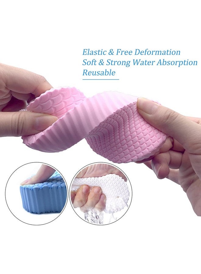 VITALOGY - Body Scrubber Exfoliating 3D Bath Sponge - Dead Skin Sponge, Super Soft Body Shower Sponge To Spa, Reusable For Adults, Children And Pregnant Women - 1 Pc (Pink) - Image 3