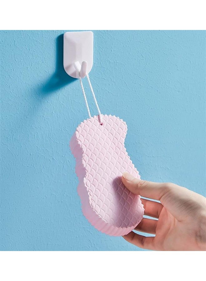 VITALOGY - Body Scrubber Exfoliating 3D Bath Sponge - Dead Skin Sponge, Super Soft Body Shower Sponge To Spa, Reusable For Adults, Children And Pregnant Women - 1 Pc (Pink) - Image 1