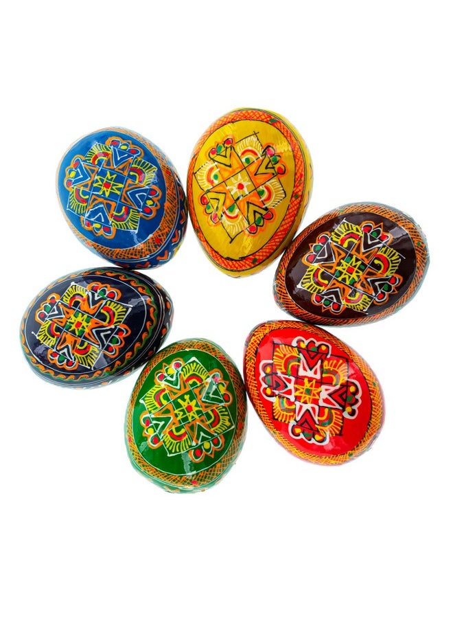 Set Of 6 Hand Painted Wooden Ukrainian Easter Eggs 2.5 Inches - pzsku/ZD769035EF5F5BD383F87Z/45/_/1735214595/0cee2f93-b4c5-4f81-8742-1d9bf8db2f68