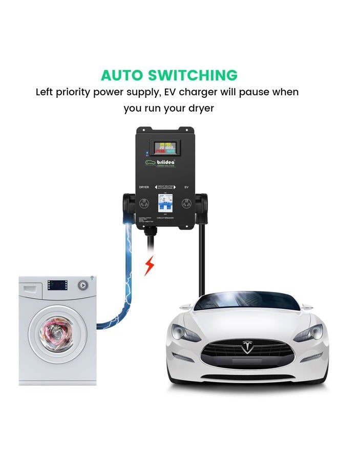 briidea Automatic Power Switch for Dryer and EV, Fast Charge Your EV, NEMA 10-30 - Image 4