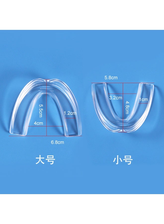 شابية 8 قطع من واقيات الفم المطورة لطحن الأسنان في الليل، يمكن استخدامها لطحن الأسنان المعتدل، وصينية تبييض الأسنان، وواقيات الفم الرياضية، وطحن الأسنان الشديد مع حقيبتين للسفر. - Image 3