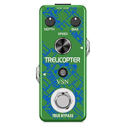 VSN Guitar Tremolo Effect Pedal of Classic Trelicopter Effects Tremolo Pedals for Electric Guitar Effect True Bypass - Image 1