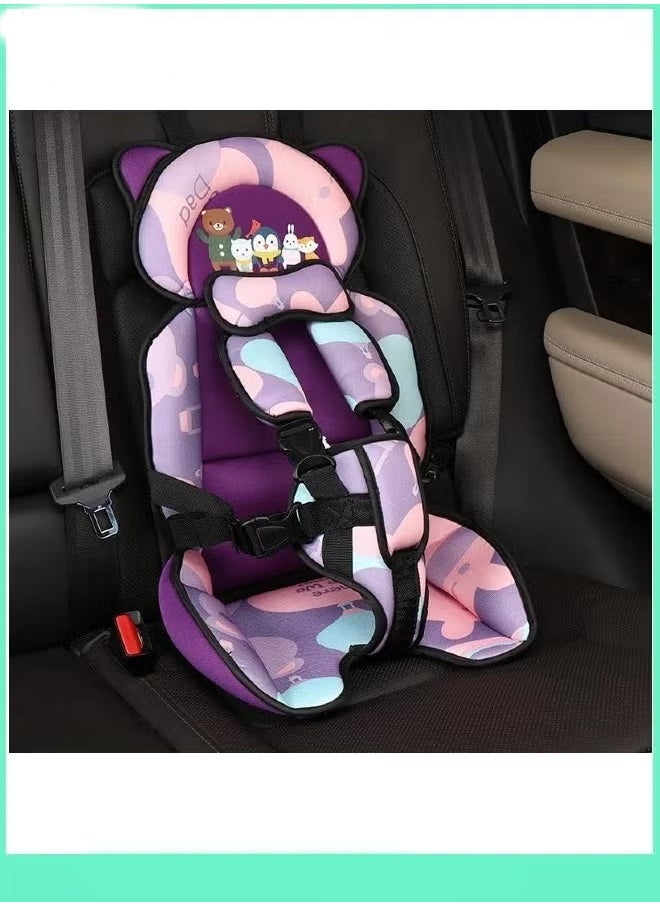 Berma Baby Portable Child Car Safety Chair Safety Seat with Neck Pillow and Five-Point Belt for Kids  - Image 1