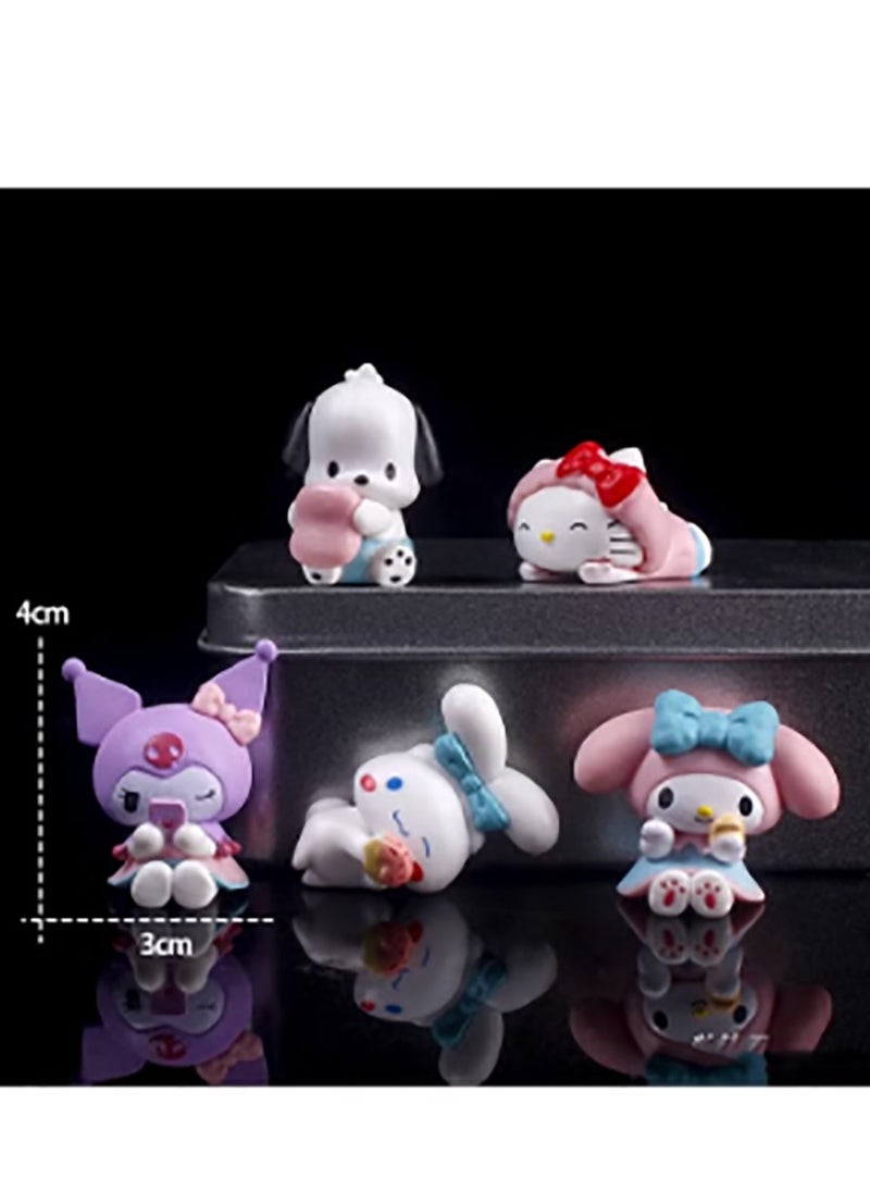Sanrio Kuromi Collectible Figure For Kids 5 Pcs  - Image 1