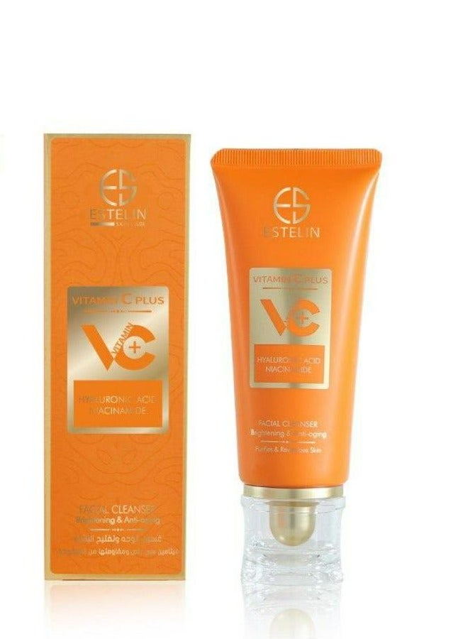 ESTELIN Vitamin C Plus Brightening & Anti-Aging Facial Cleanser 80 g - Image 1