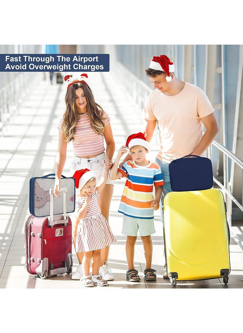 Swift 8 Set Packing Cubes for Suitcases, Travel Luggage Packing Organizers with Laundry Bag, Compression Storage Shoe Bag, Clothing Underwear Bag, for Man and Women, Navy Blue  - Image 3