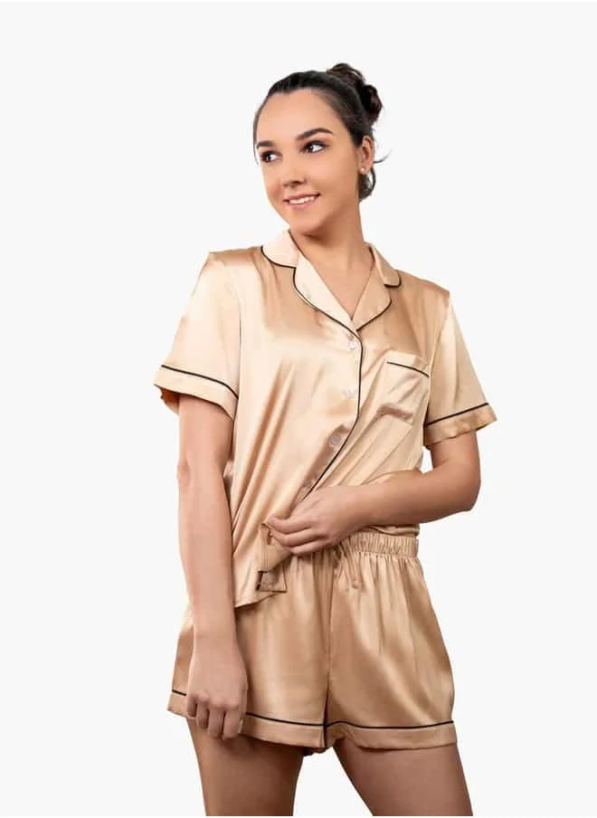Aadaraya Ss Classic Short Pj Set For Female